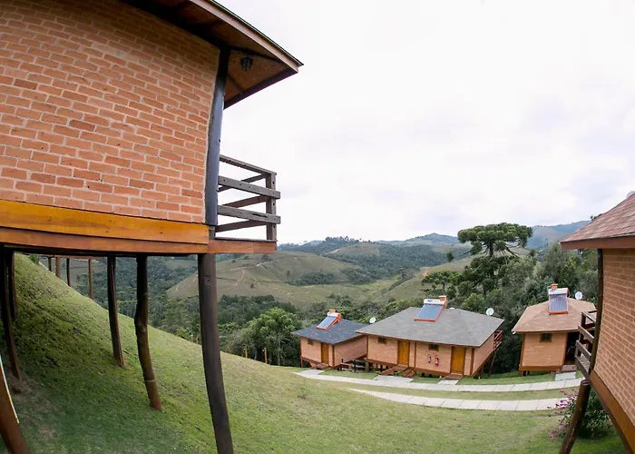 Vila: Cabanas Mountain nas montanhas de campos do jordão