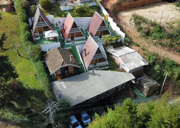 Pousada privada: Villa Valentina chalés com lareira e churrasqueira